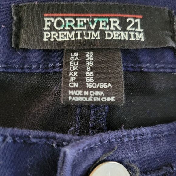 Forever 21 Skinny Colored Jeans - Picture 3 of 11